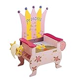 Teamson Kids - Princess Potty Chair with Book Holder and Toilet Paper Holder