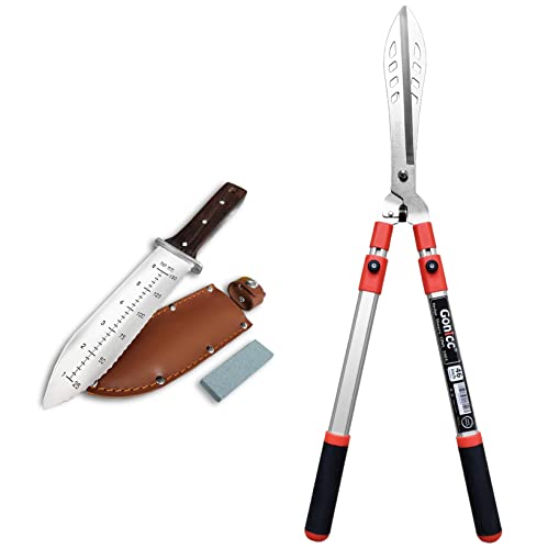 How do you sharpen hedge shears