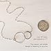 EFYTAL Gifts for Mom and Daughter, Sterling Silver Infinity Mother's Day Gift, 2 Interlocking Circles Necklace