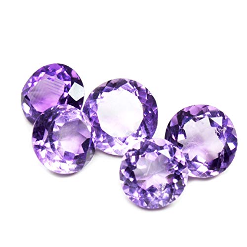 Améthyste naturelle ronde violette pour l'harmonie quotidienne