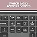 Logitech Signature Slim K950 Wireless Keyboard, Sleek Design, Switch Typing Between Devices, Quiet Typing, Bluetooth, Multi-OS, Windows, Mac, Chrome - Graphite