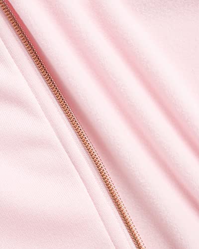 Body Glove Girls’ Jogger Set – 2 Piece Fleece Sweatshirt And Sweatpants Sweatsuit (7-12), Size 12, Pink #TOP3