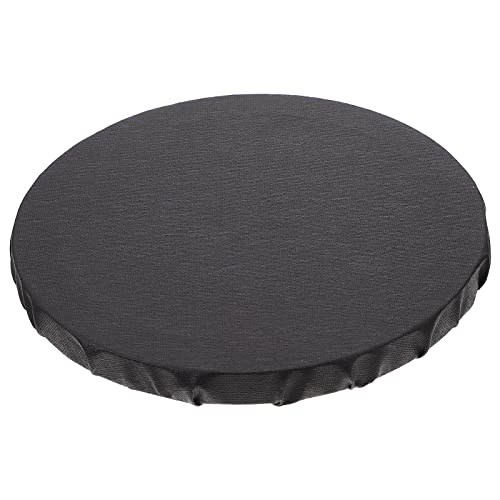 FAVOMOTO Black Round Canvas for Painting - Round Photo Frame, Wooden Wall Hanging Picture Frames Stretched Drawing Boards for Artists Painters DIY Painting