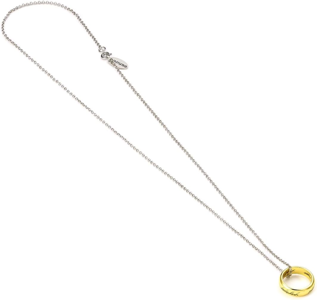The Lord of The Rings One Ring Necklace, Gold, LRN00002