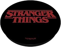 Vista 2 de Stranger Things Texto básico Logo PopSockets Standard PopGrip