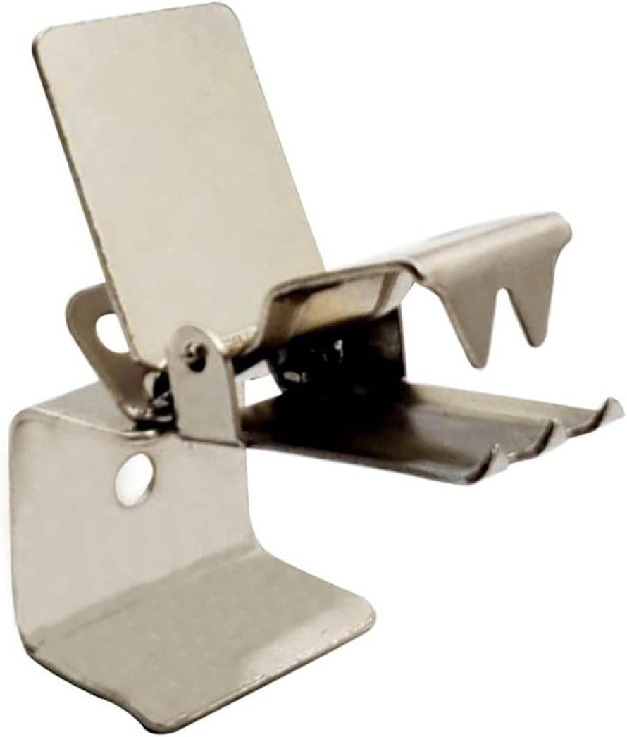 Rug Clips Heavy Duty – 10 Pack Rug Grippers with Alligator Jaw Grip for Hanging Large Rugs, Mats – with 1"x1" Base for Display Rack