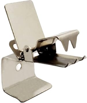 Carpet Clips Heavy Duty 10 Pack Carpet Grippers with Alligator Jaw Handle for Hanging Large Rugs Mats with 1" x 1" Base for Display Stand