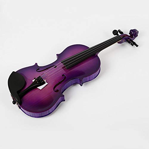 Violin Full Size Set Wooden Beginner Violin Adult Children Practice Violin Purple Violin Musical Instrument Color Violin Violin For Beginners (Color : 4/4) #TOP2