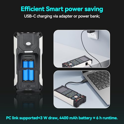 Digitales Oszilloskop + Signalgenerator + Multimeter 3 in 1: Handheld-Digitaloszilloskop 80MHz Bandbreite, 250MS/s, 2 Kanal 2 in 1 Oszilloskop Tragbares Handheld-Oszilloskop für KFZ & Elektronik