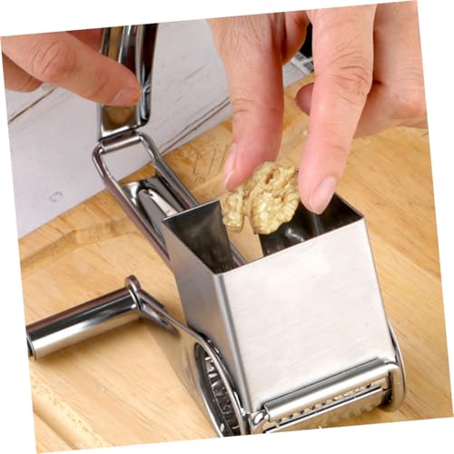 Rallador manual giratorio de queso de acero inoxidable miniatura 4