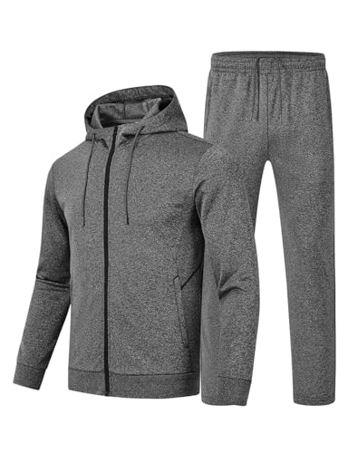 BASUDAM Men's Tracksuits Sweatsuits Set Hooded Sweat Track Suits