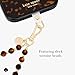 kate spade new york Phone Charm - Detachable Anchor Card Cell Phone Lanyard - Tortoise Bead