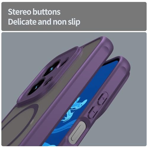 Image of Compatible with REDMI 15C (171mm) Case Cover,Compatible with MagSafe,Anti-Fall,Compatible with Xiaomi Poco C85 4G 25078PC3EE Cell Protective Phone Case Purple