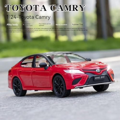 Image of 1:24 Toyota Camry Die-Cast Model Toy Car - Premium Alloy Metal Sedan with Pull-Back Action, Openable Doors & Realistic Interior