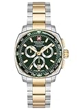 Numero di batterie Amazon: 1 Swiss Military Hanowa Orologio al quarzo Speedwell 10 ATM, oro, argento, verde, onesize, Bracciale