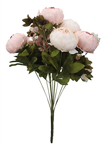 Xiuer, bouquet di fiori di peonia artificiali