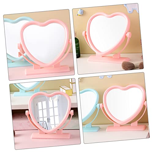 Espejo de Mesa para Maquillaje en Forma de Corazón miniatura 3