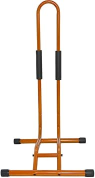 RASENFREUND Bicycle Stand Easy Display Stand Orange up to 6 cm Storage Stand up to 29 Inches Bicycle Size - Anti Slip Feet - Stand for Bicycles/E-Bike/Maintenance Stand