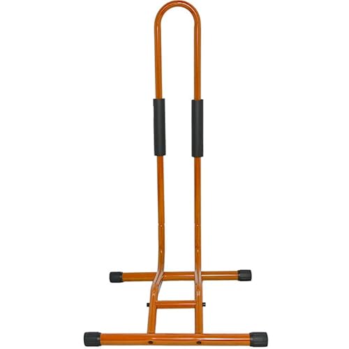 RASENFREUND Fahrradständer Easy Ausstellungsständer Orange bis 6cm Abstellständer bis 29 Fahrradgröße - Anti Slip Füße - Ständer für Fahrräder/E-Bike/Wartungsständer