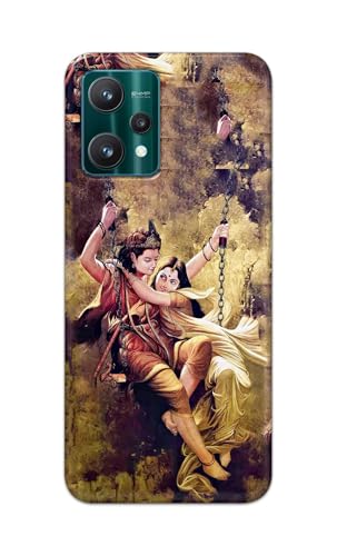 Image of Printed Hard Back Cover for Realme 9 Pro 5G Back Cover (Radha Krishna Love -J1) -190724(EA)