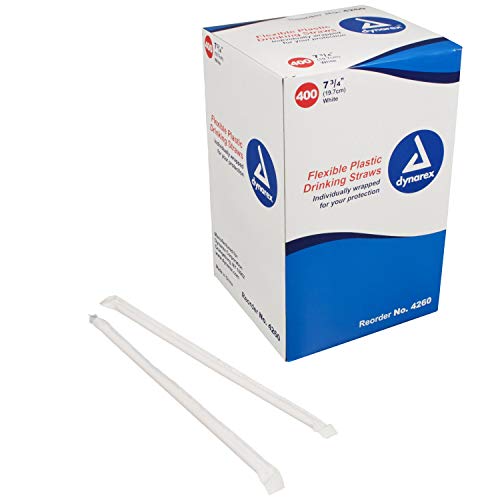 Pitillos flexibles Dynarex 7 3/4, 400 unidades miniatura 1