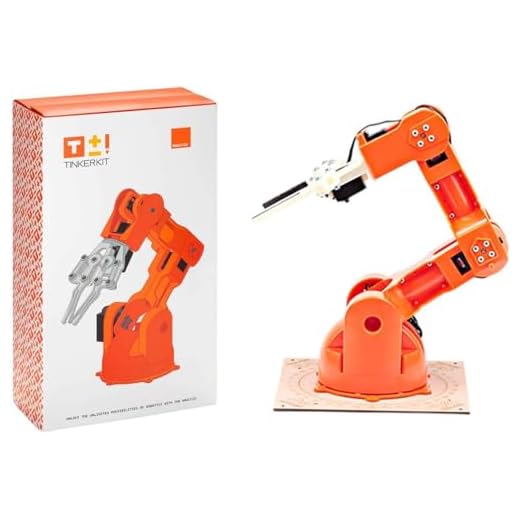 Arduino Tinkerkit Braccio Robot [T050000_AEU] - Kit completo per assemblare e programmare un braccio robotico, ideale per imparare la robotica, la programmazione e il controllo dei motori