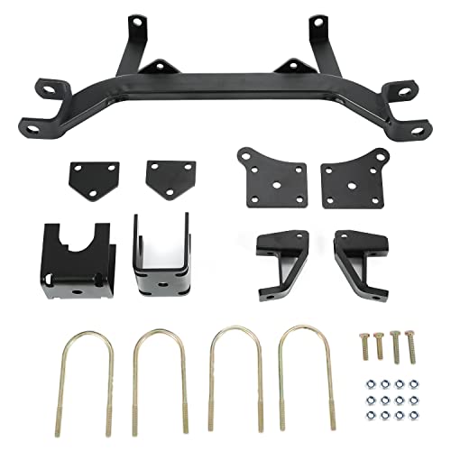 ECOTRIC 5" Drop Axle Golf Cart Lift Kit Compatible with 1994-2001.5 EZGO TXT/Medalist Golf Carts Gas Models