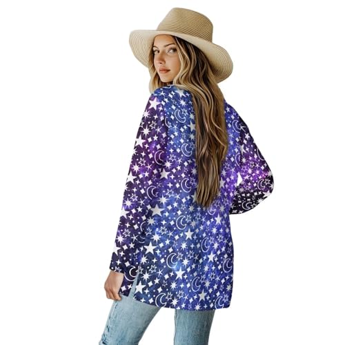 Image of Cardigan for Women Long Sweater Open Front Sweaters Fashion Lightweight Cardigans with Pockets