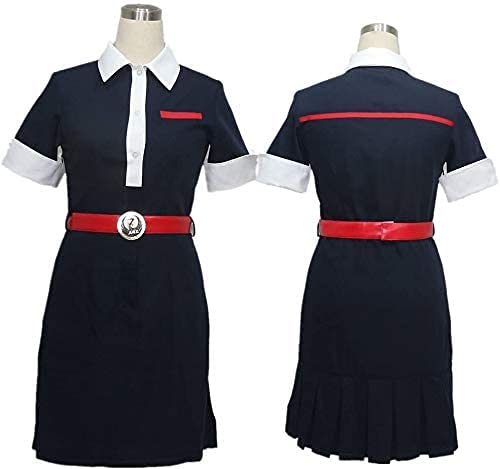 Amazon.co.jp: longmucos 日本航空JALのCA制服コスプレ衣装 (女性, M