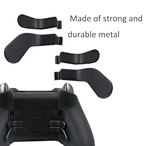 Image of 9 in1 Metal Thumbsticks for Xbox One Elite Series 2 Core Controller,Replacement Paddles for Xbox Elite Series 2 Controller Accessories with 4 Swap Joystick,4 Paddles,1 D-Pads(Black)