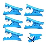 5 Stück PVC-Rohrschneider – Hochwertige Nylon Kunststoff Schlauchschneider für Rohre mit einem Durchmesser von bis zu 12 mm (OD) – Ideal für PU und PE Rohre – Farbe Blau，schlauch rohrschneider