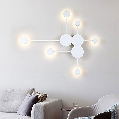 Applique murale LED design Grande Ourse 6 têtes blanche 3 couleurs