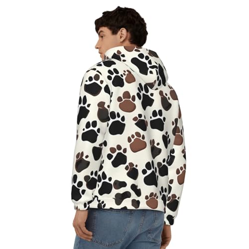Sweat à capuche zippé homme EdWal noir veste décontractée