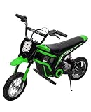 GarveeHome Elektro Motorrad Kinder & Jugendliche Ab 14 Jahren, 250W Elektro Crossmotorrad Mit 2 Motoren, Dirt Bike Für Gelände Mit 3 Geschwindigkeiten (8/12/23 Km/h), Stoßdämpfer Kindermotorrad