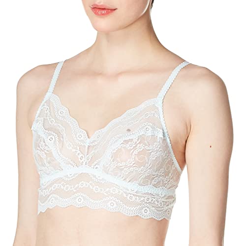 Image of b.tempt'd by Wacoal womens Lace Kiss Bralette Bra, Saltwater Slide, Large US