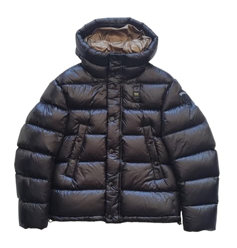 Blauer giubbotto piumino con cappuccio da uomo Clipper 24WBLUC03149 nero