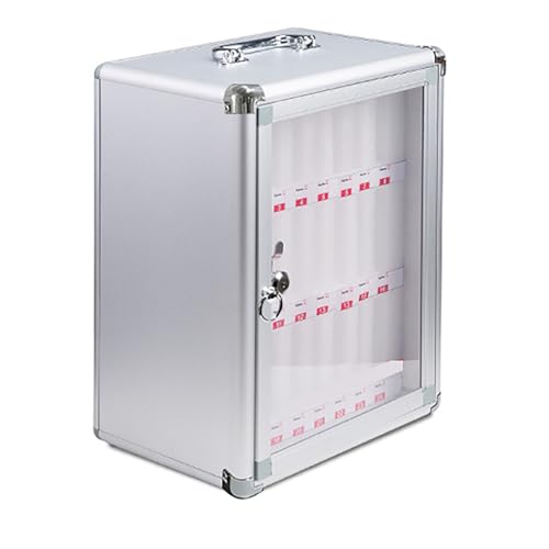 TOOSOAR Armario de Almacenamiento para Teléfono Móvil,con Numeración y Cerradura, para Aulas, Exámenes, Trabajo en Fábrica (24 Ranuras)