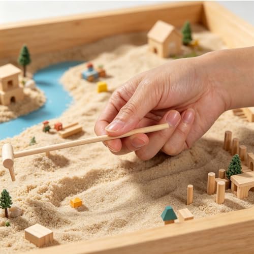 Juego Mini Rastrillos Zen para Jardín DOITOOL 10 Piezas miniatura 4