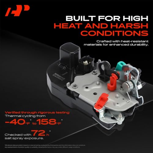 Image of A-Premium Rear Right Passenger Side Door Lock Actuator Compatible with Dodge Dakota 2006-2010 & Ram Dakota 2011