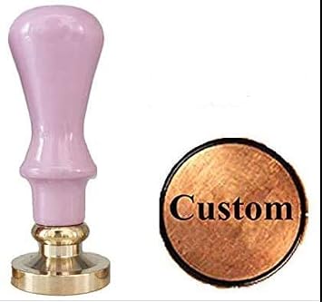 Custom Wax Seal Stamp,Custom Logo Wax seal stamp,Personalized Wax Seal Stamp Wedding Invitations Christmas Card Gift Letter Package Envelope Parcel Sealing Wax Stamp True Blush Handle Set