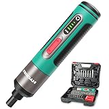 💪ABUNDANTES PIEZAS】 1* 3,6V Destornillador eléctrico HYCHIKA; 56* Accesorios（42pcs 25mm Puntas Cortas & 6pcs 50mm Puntas Largas & 5pcs Vasos & 1*60 mm Varilla magnética & 1*300 mm Eje flexible & 1* 25 mm Adaptador); 1* Cable de carga tipo C; 1* Magnetizador Fuerte; 1* Manual de usuario; 1* caja para transportar y almacenar fácilmente destornilladores inalámbricos y accesorios. 💌 SERVICO POSTVENTA ☎☎☎ Cuando encuentre algún problema, comuníquese con nuestro personal de postventa a tiempo.