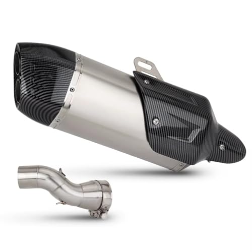 Pot d'échappement moto sans lacet pour réparer une fuite sur R1250R