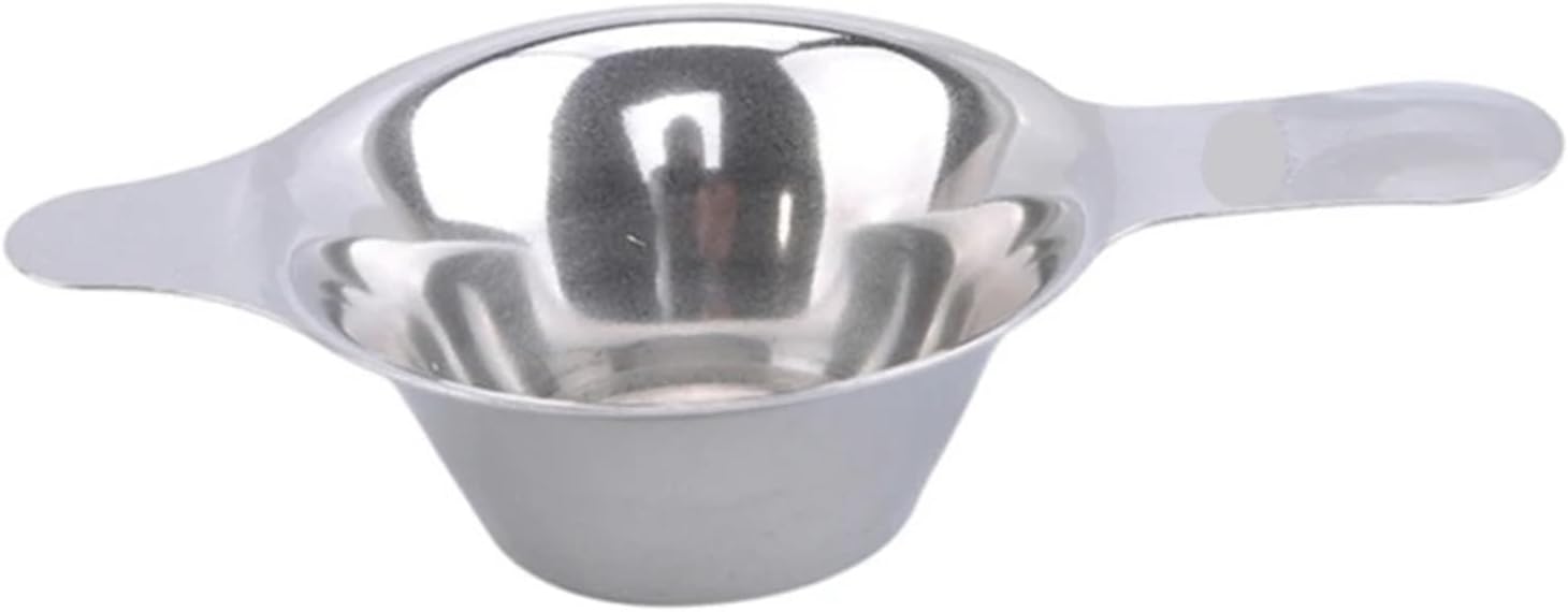 Tea Strainer 5pcs Infuser Strainer Reusable Stainless Steel Mesh Tea Teapot Leaf Spice Filter for Loose Leaf Tea(Sliver L)
