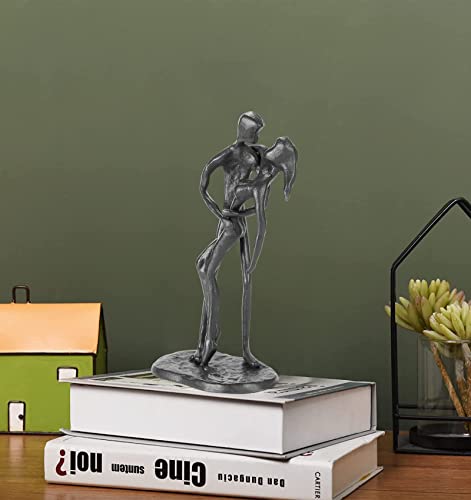 Hanyibao Metal Art Shelf Décor People Figurines - Romantic Art Iron People Statue With Elegant Design, Wedding And Valentine's Day Gift #TOP3