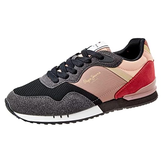 Pepe Jeans London W Swatch, Zapatillas Mujer, 999BLACK, 37 EU