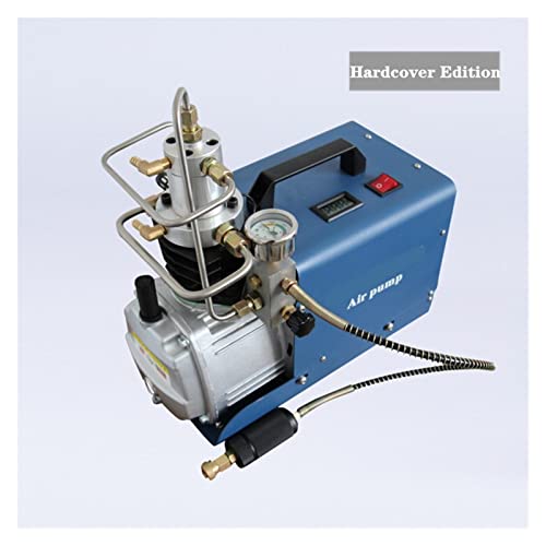 1.8KW 300Bar 30Mpa 4500Psi Compresor de aire eléctrico Bomba de aire de alta presión Inflador de rifle de aire comprimido PCP(Hardcover version)