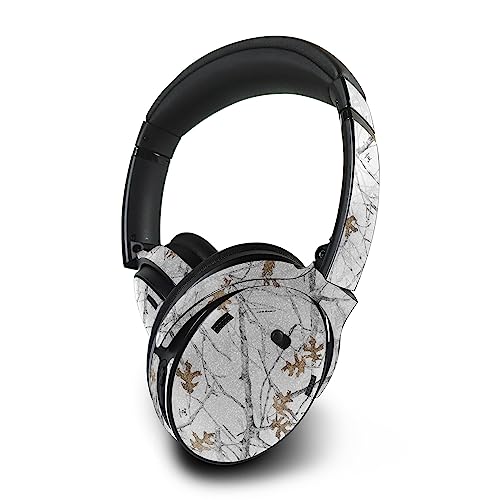 Image of MightySkins Glossy Glitter Skin Compatible with Bose QuietComfort 45 Headphones Conceal Snow | Protective, Durable High-Gloss Glitter Finish | Easy to Apply | Made in The USA