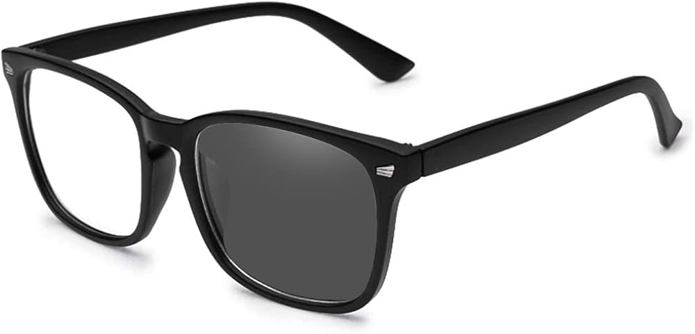Jcerki Myopia glasses Distance nearsighted glasses Black Frame Unisex Glasses
