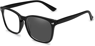 Jcerki Photochromic -1.25 Distance nearsighted Myopia glasses Black Frame Unisex Spectacles