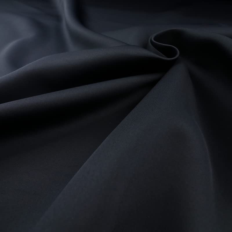 Premium Neopren-Stoff, einfarbig, 2 mm, 150 cm breit, 12 Farben (1 Meter, Jet Navy Blue 7560)
